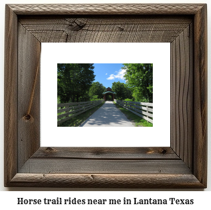 horse trail rides near me in Lantana, Texas